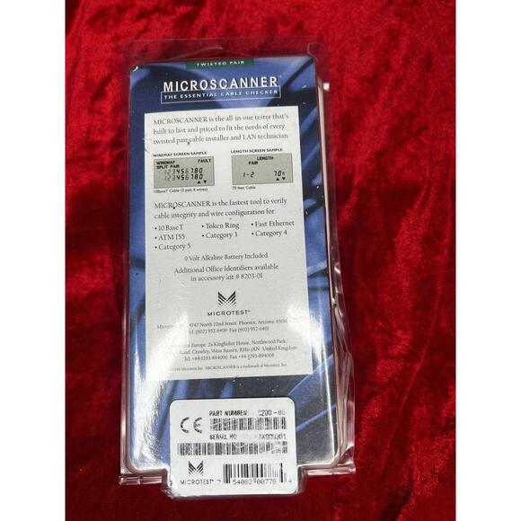 Microtest MicroScanner Network Cable Tester New - Picture 2 of 2
